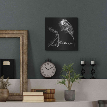 Luxe Metal Art 'Fearless Girl' Metal Wall Art,12x12
