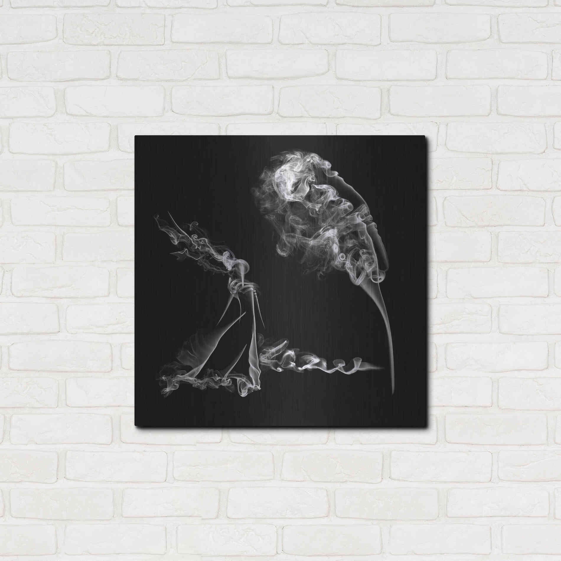 Luxe Metal Art 'Fearless Girl' Metal Wall Art,24x24