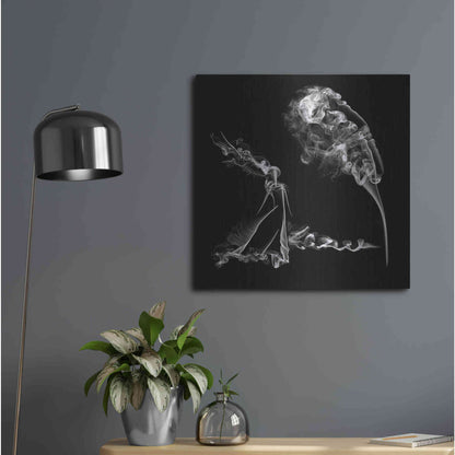 Luxe Metal Art 'Fearless Girl' Metal Wall Art,24x24