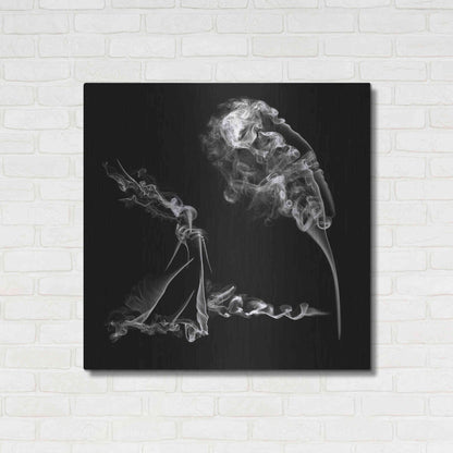 Luxe Metal Art 'Fearless Girl' Metal Wall Art,36x36