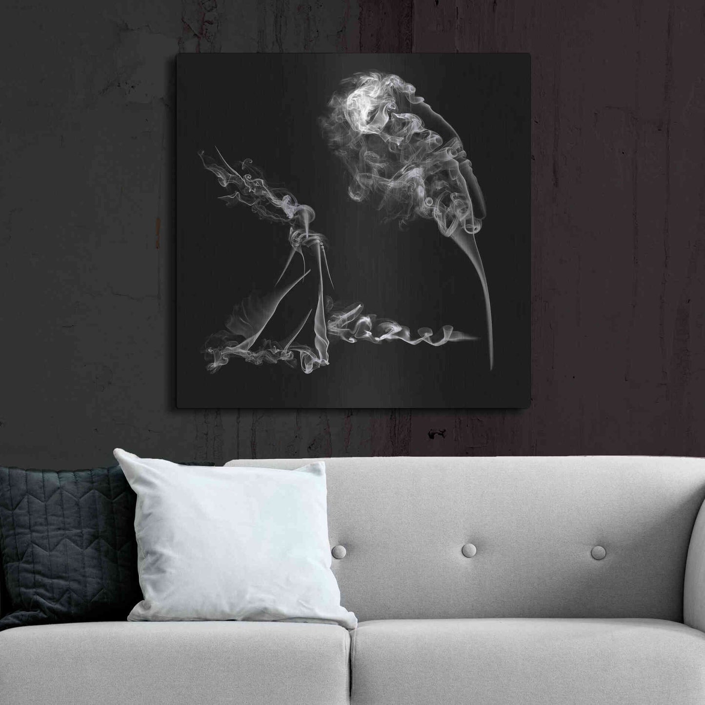 Luxe Metal Art 'Fearless Girl' Metal Wall Art,36x36