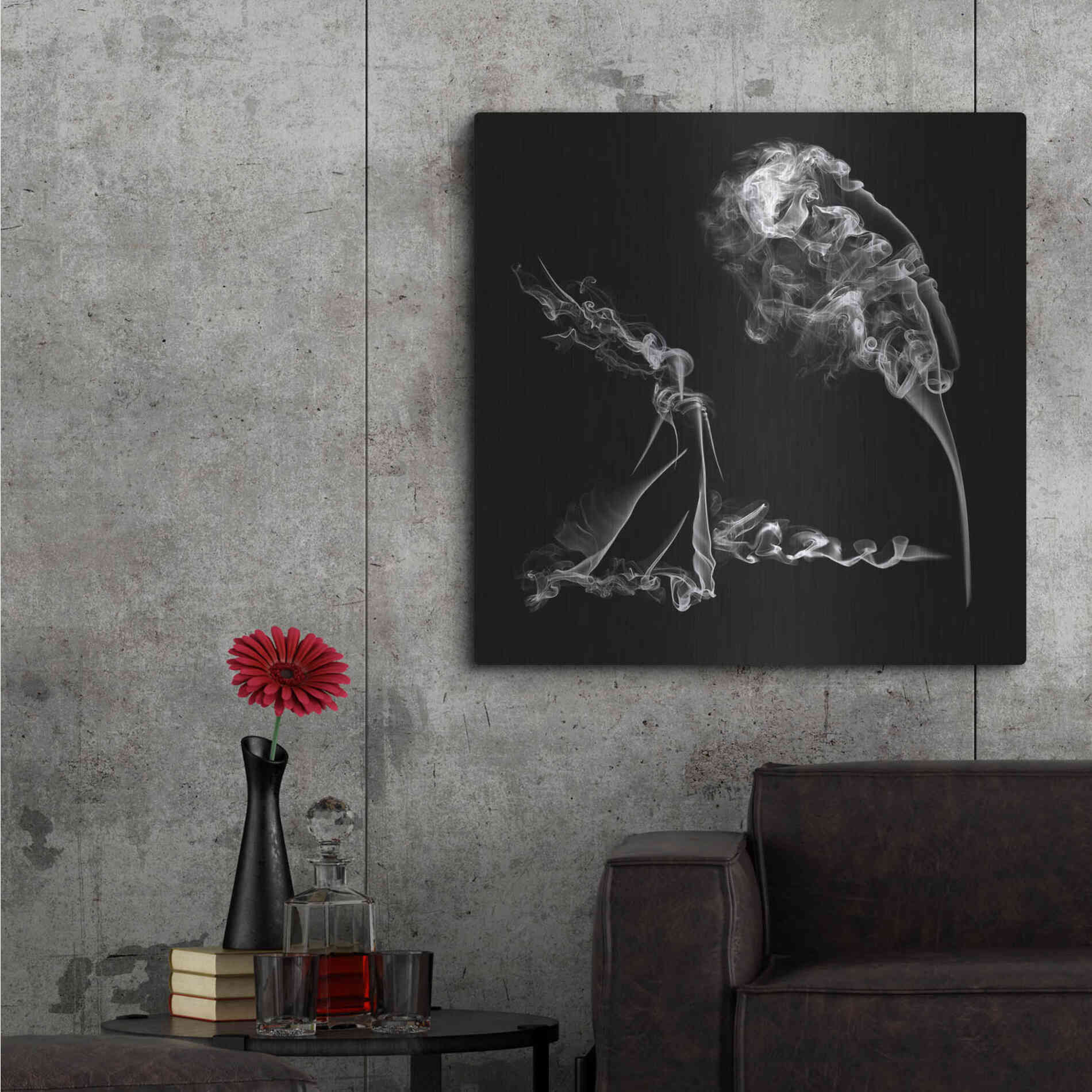 Luxe Metal Art 'Fearless Girl' Metal Wall Art,36x36