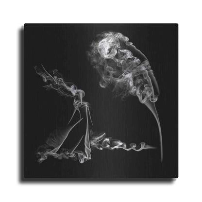 Luxe Metal Art 'Fearless Girl' Metal Wall Art