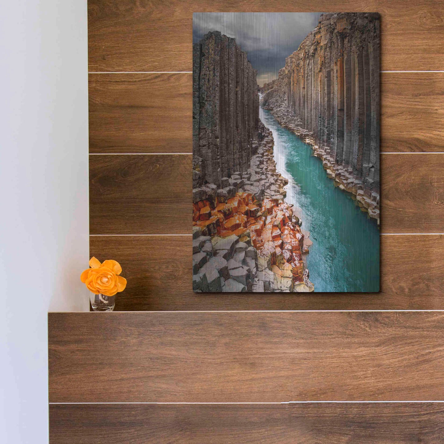 Luxe Metal Art 'Divided' Metal Wall Art,12x16