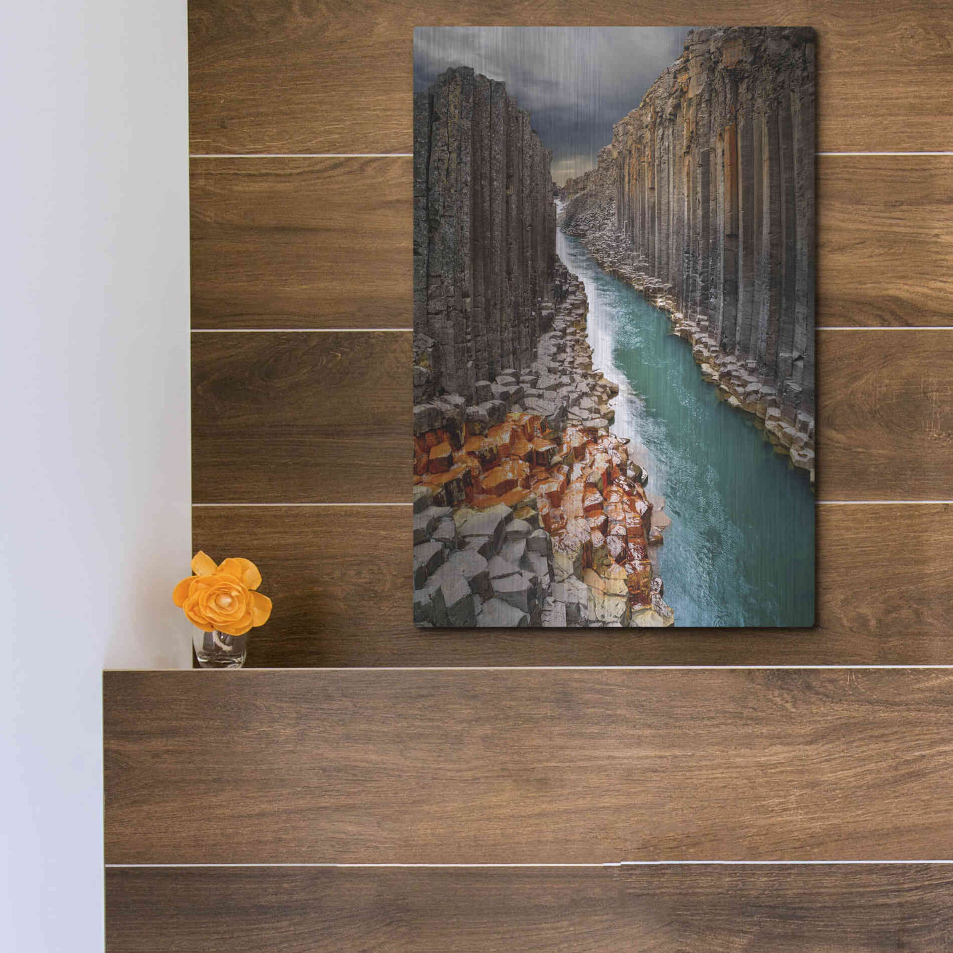 Luxe Metal Art 'Divided' Metal Wall Art,12x16