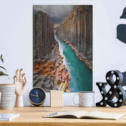 Luxe Metal Art 'Divided' Metal Wall Art,12x16