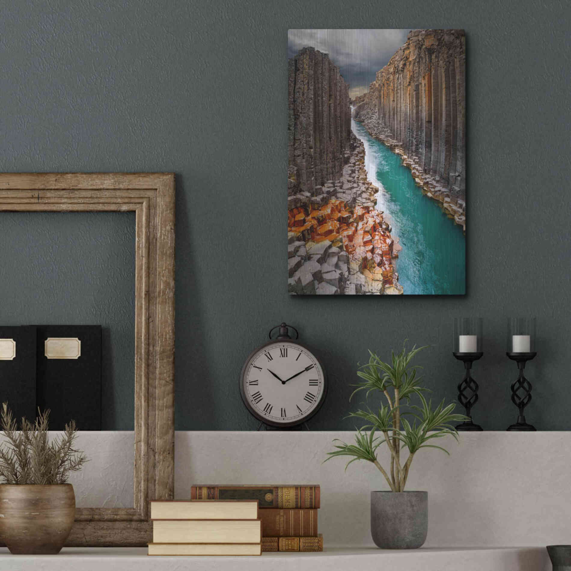 Luxe Metal Art 'Divided' Metal Wall Art,12x16