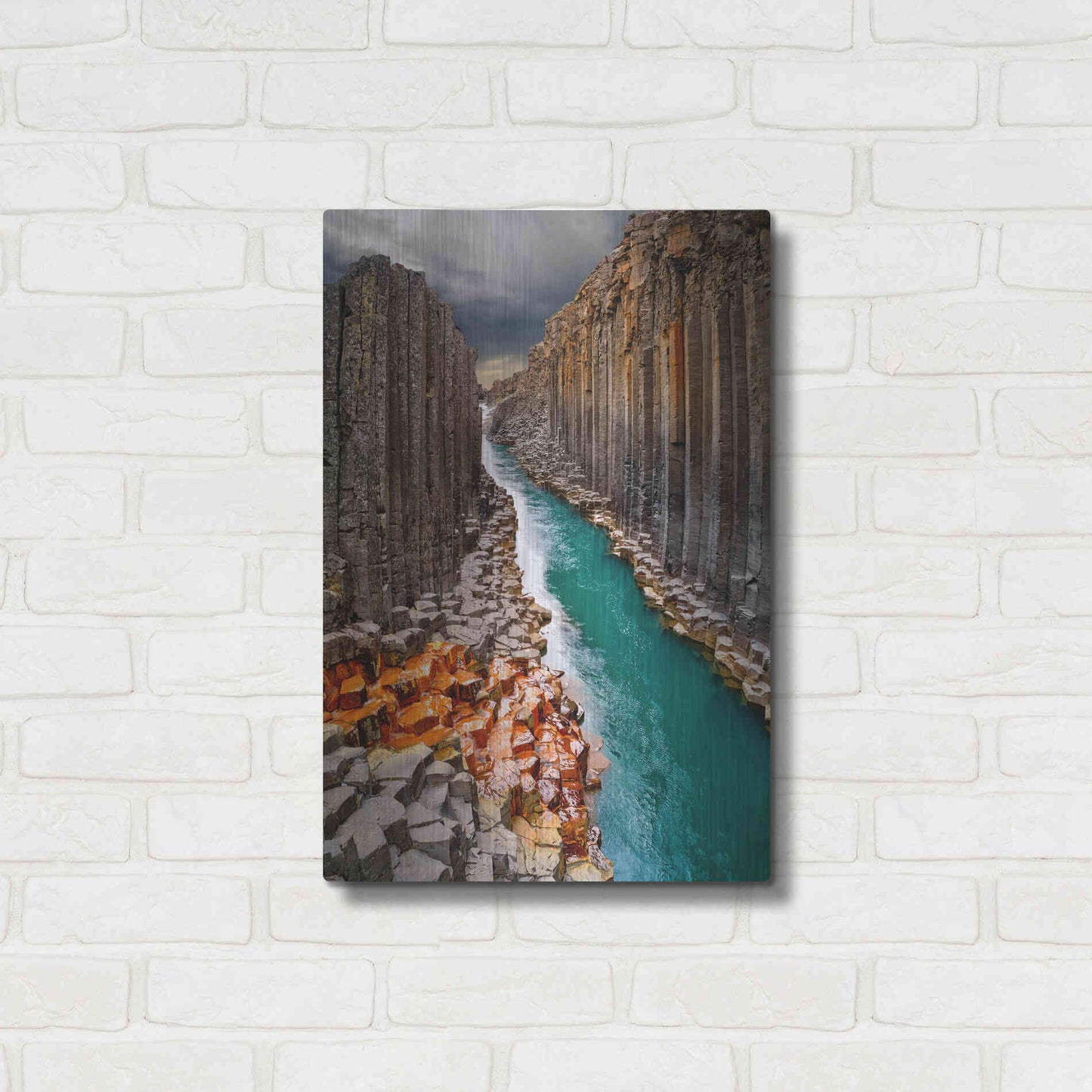 Luxe Metal Art 'Divided' Metal Wall Art,16x24