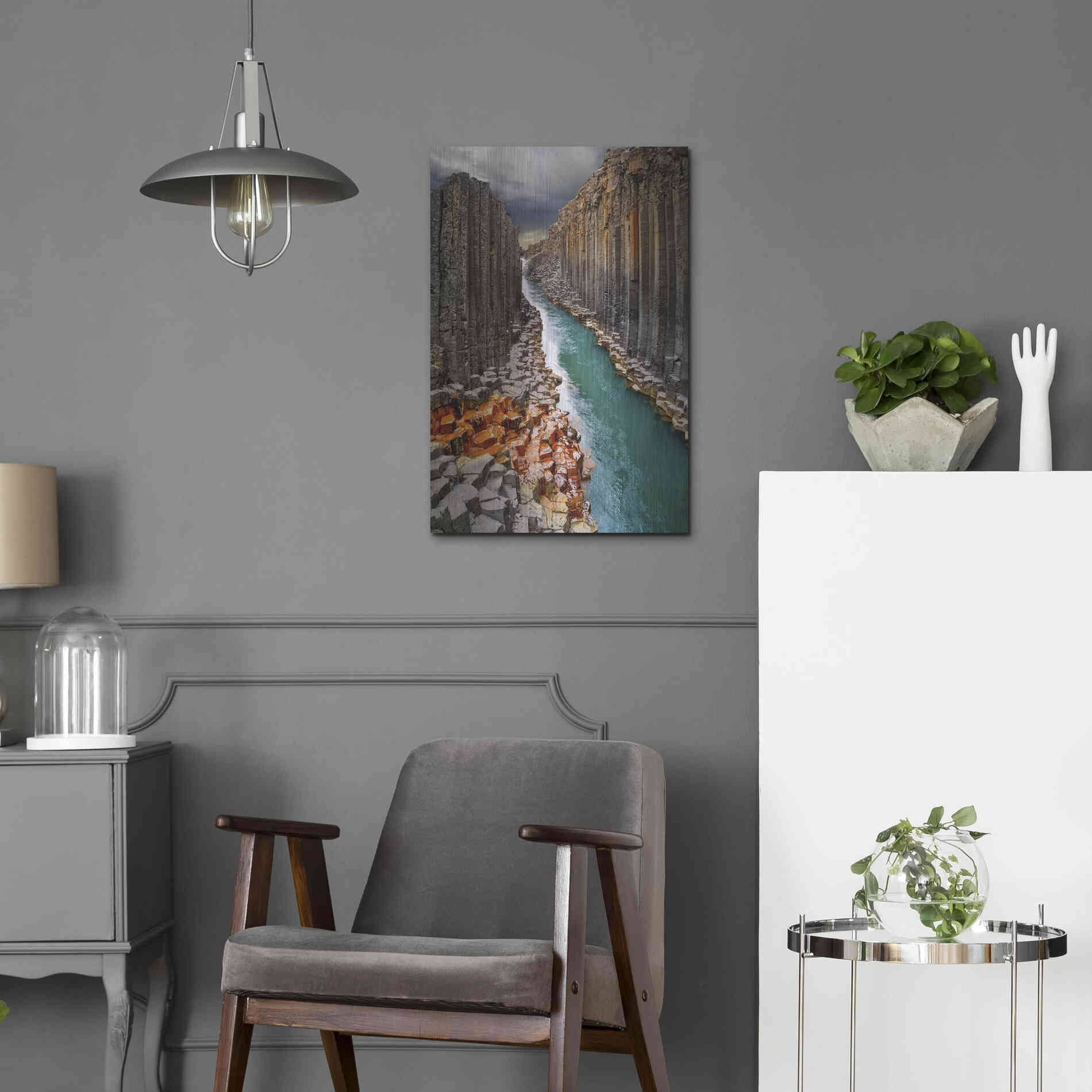 Luxe Metal Art 'Divided' Metal Wall Art,16x24