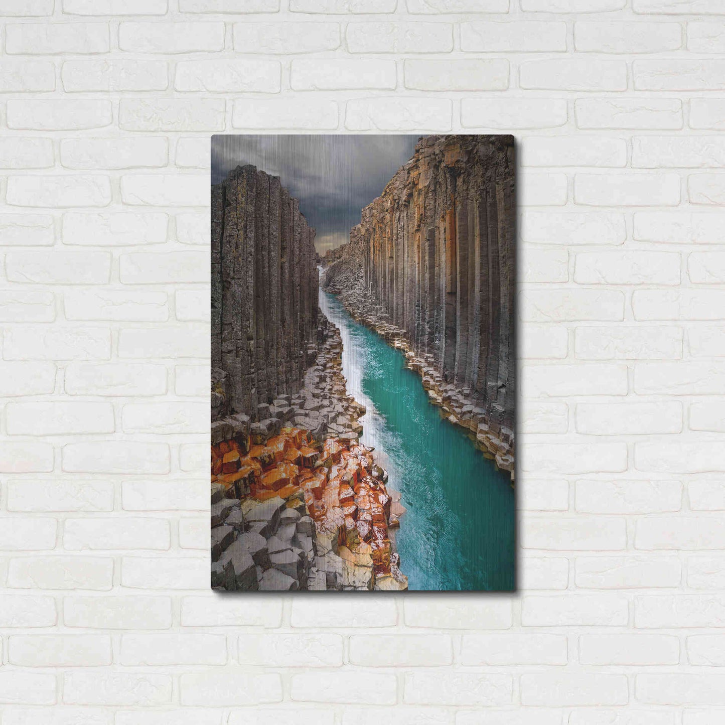 Luxe Metal Art 'Divided' Metal Wall Art,24x36