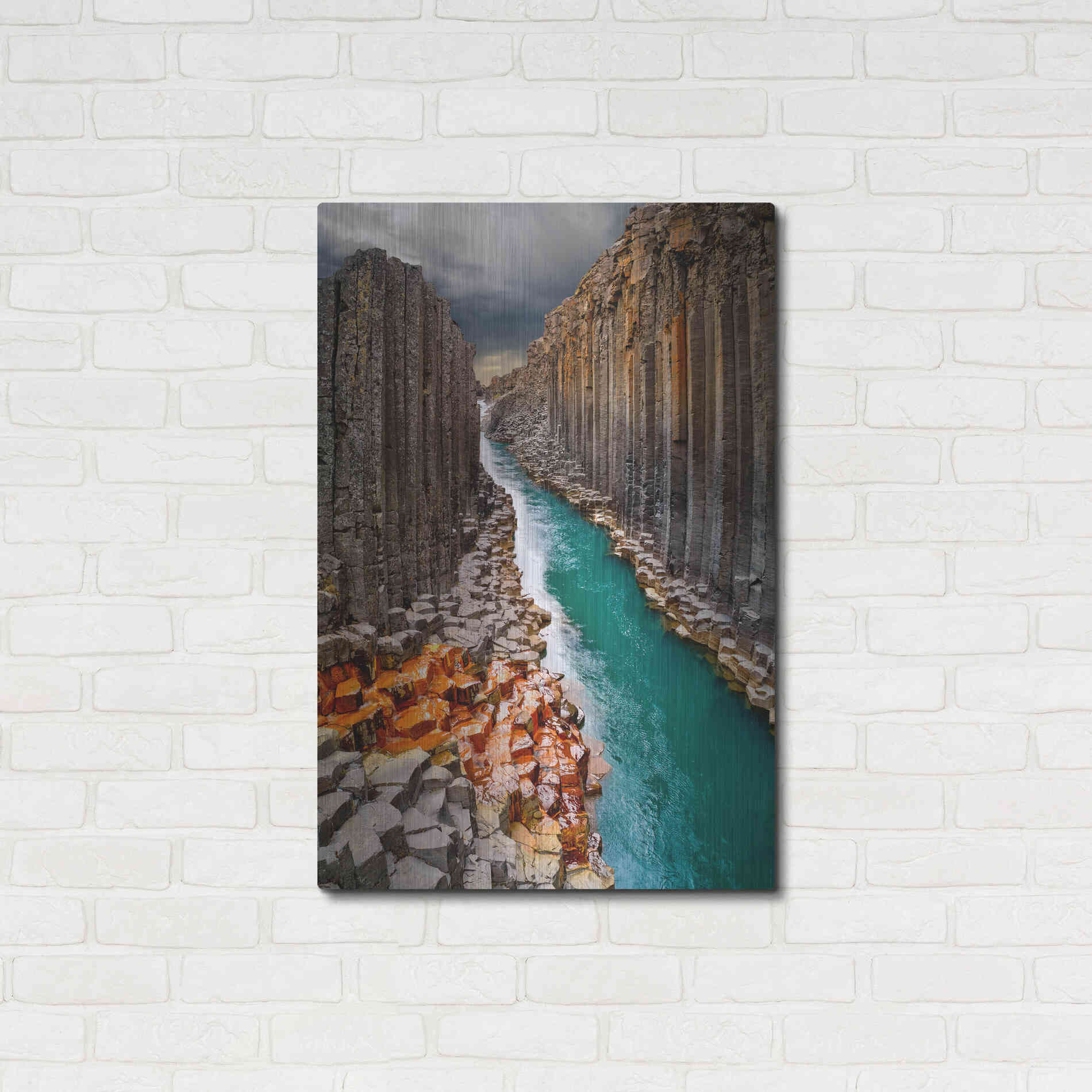 Luxe Metal Art 'Divided' Metal Wall Art,24x36