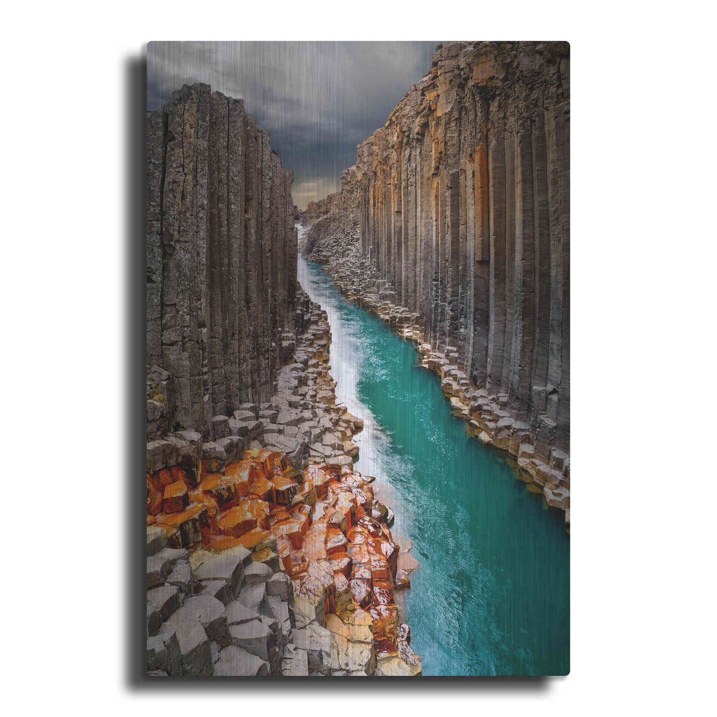 Luxe Metal Art 'Divided' Metal Wall Art