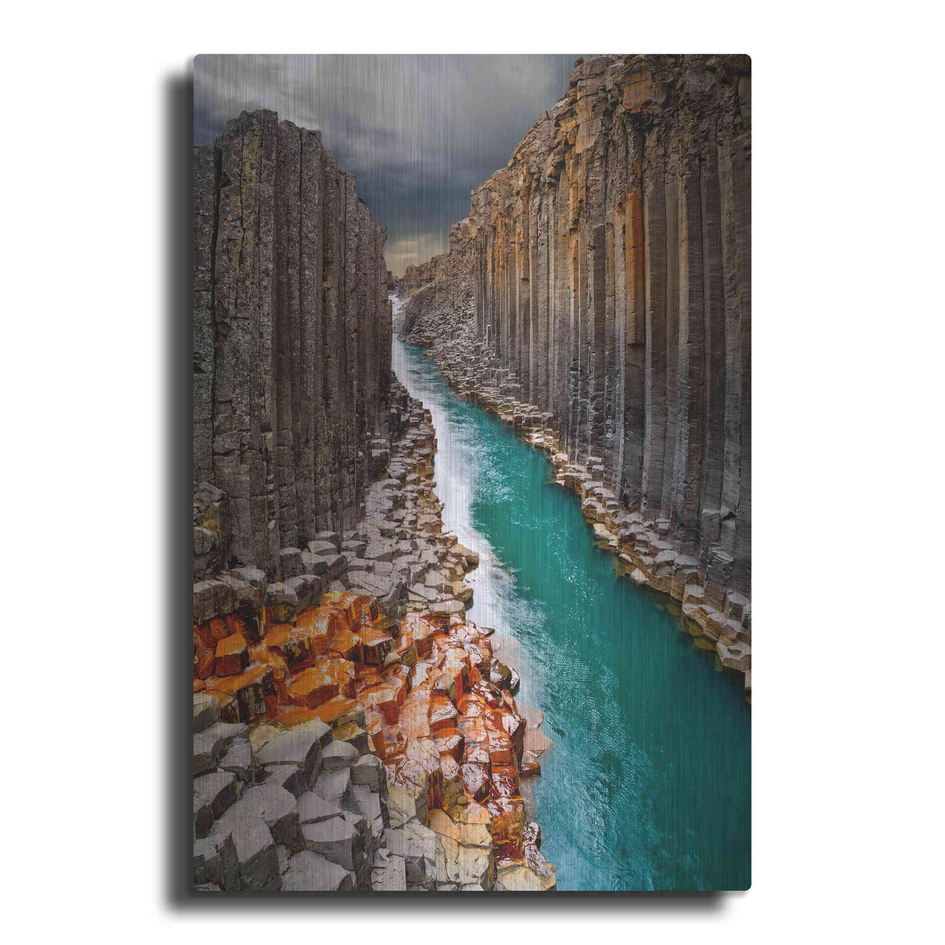 Luxe Metal Art 'Divided' Metal Wall Art