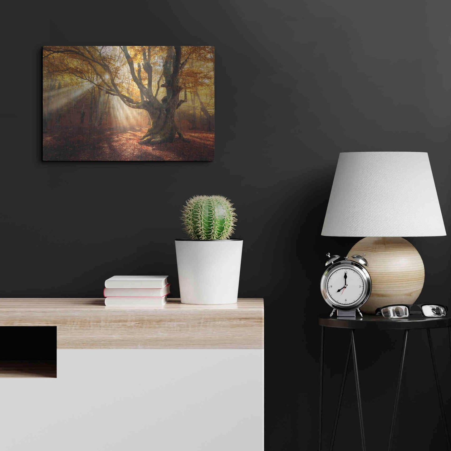 Luxe Metal Art 'Enchanted Forest' Metal Wall Art,24x16