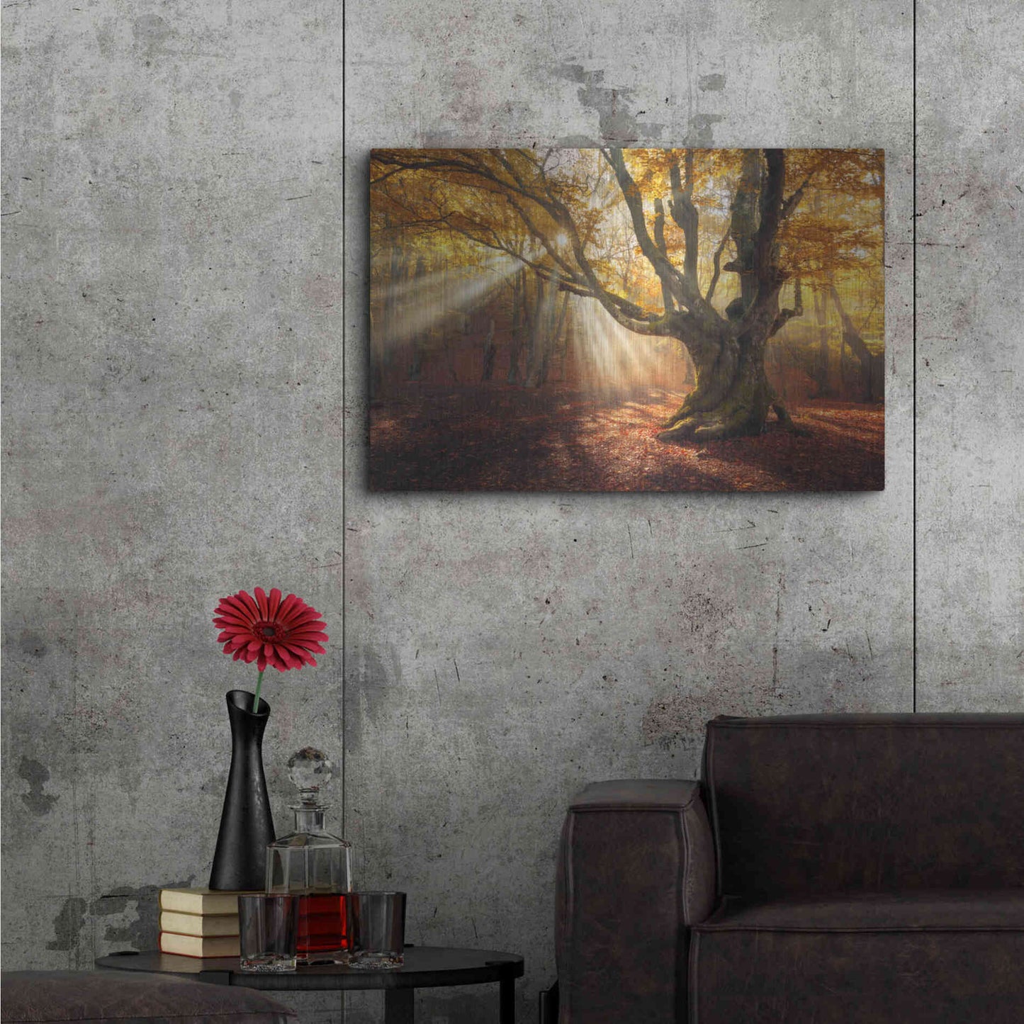 Luxe Metal Art 'Enchanted Forest' Metal Wall Art,36x24