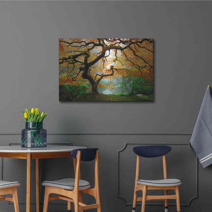 Luxe Metal Art 'Magical Autumn' Metal Wall Art,36x24