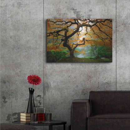 Luxe Metal Art 'Magical Autumn' Metal Wall Art,36x24