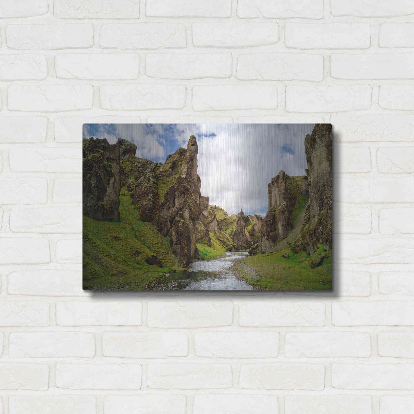 Luxe Metal Art 'Middle Earth' Metal Wall Art,24x16