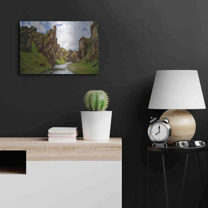 Luxe Metal Art 'Middle Earth' Metal Wall Art,24x16