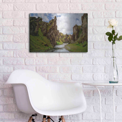 Luxe Metal Art 'Middle Earth' Metal Wall Art,24x16