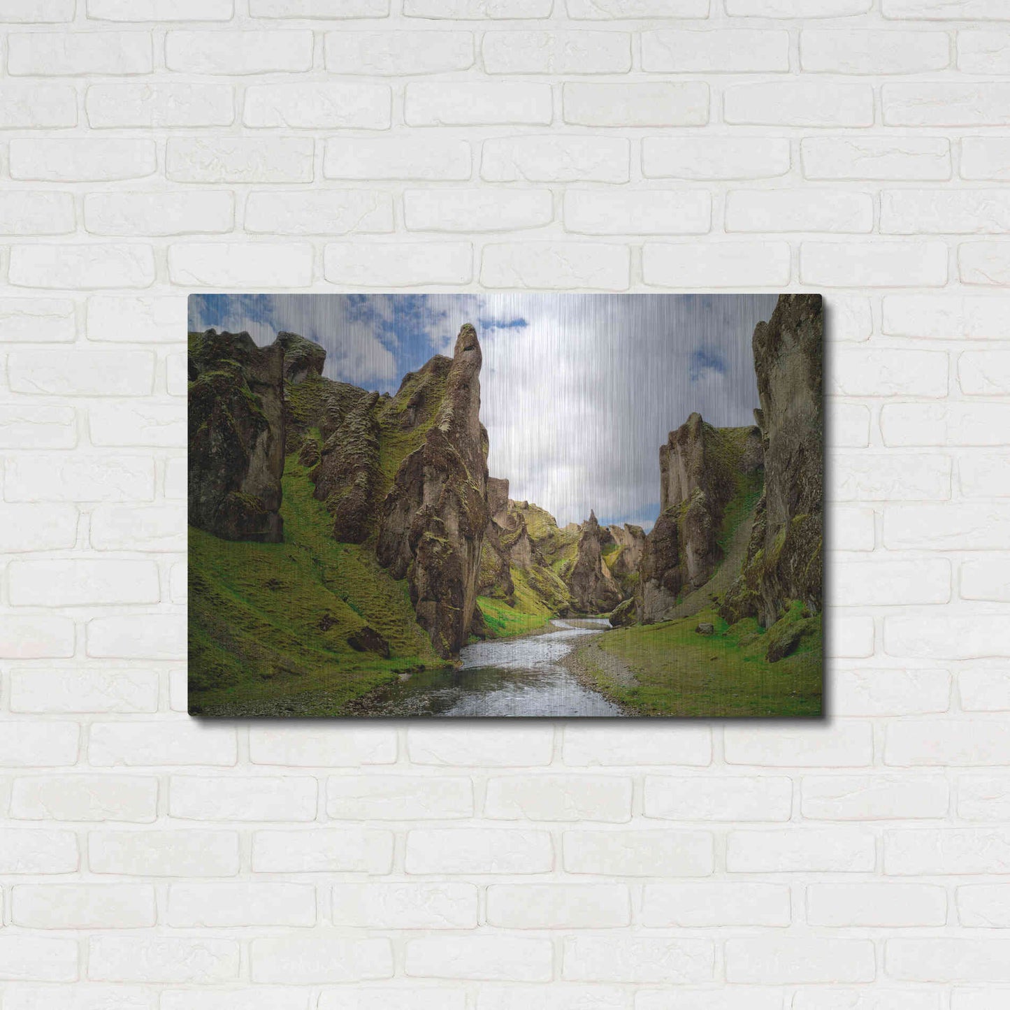 Luxe Metal Art 'Middle Earth' Metal Wall Art,36x24