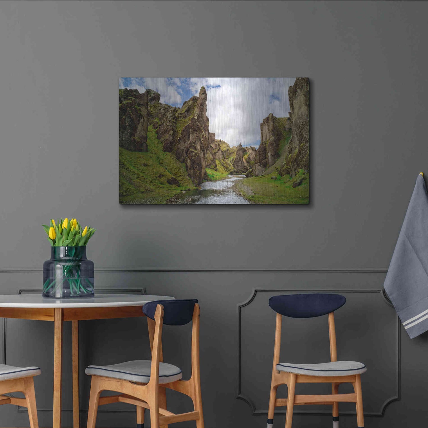 Luxe Metal Art 'Middle Earth' Metal Wall Art,36x24