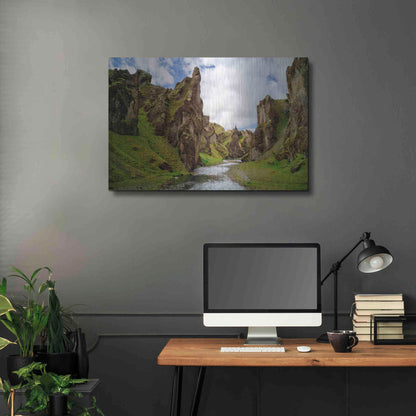Luxe Metal Art 'Middle Earth' Metal Wall Art,36x24
