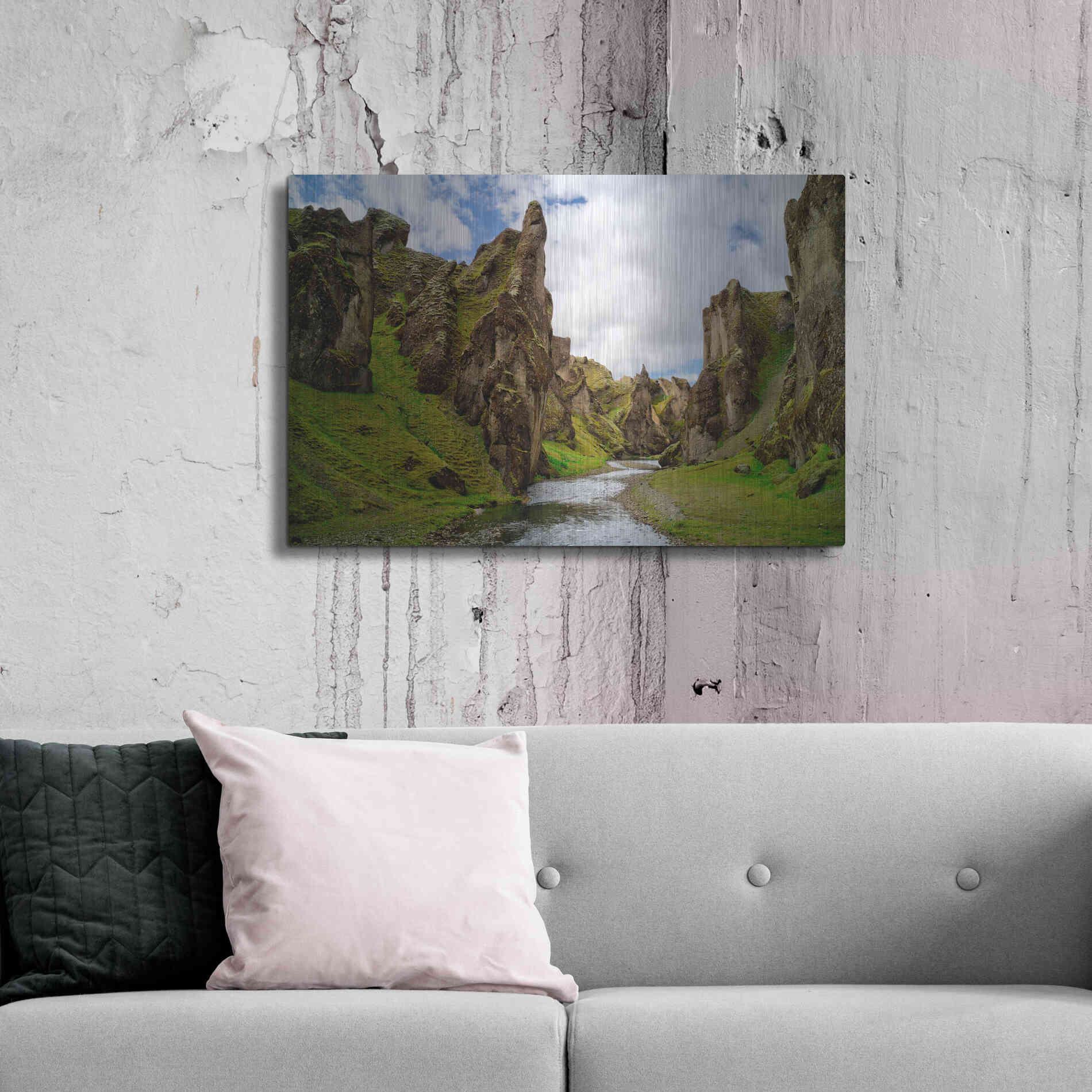 Luxe Metal Art 'Middle Earth' Metal Wall Art,36x24