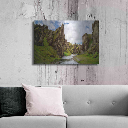 Luxe Metal Art 'Middle Earth' Metal Wall Art,36x24