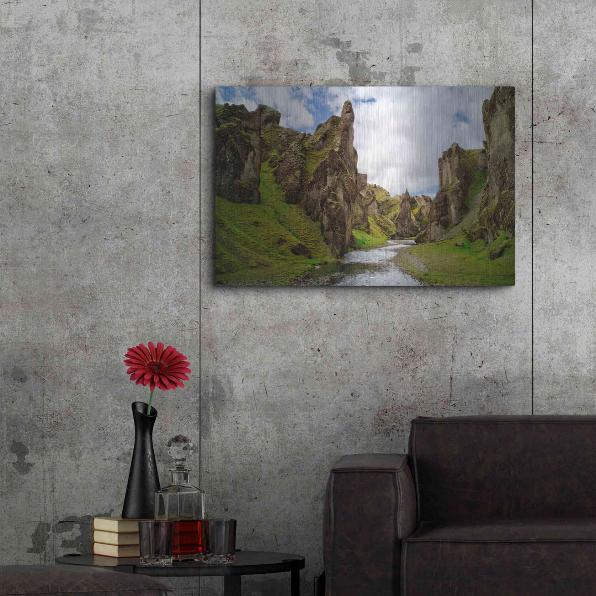 Luxe Metal Art 'Middle Earth' Metal Wall Art,36x24