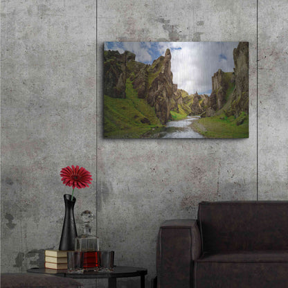 Luxe Metal Art 'Middle Earth' Metal Wall Art,36x24
