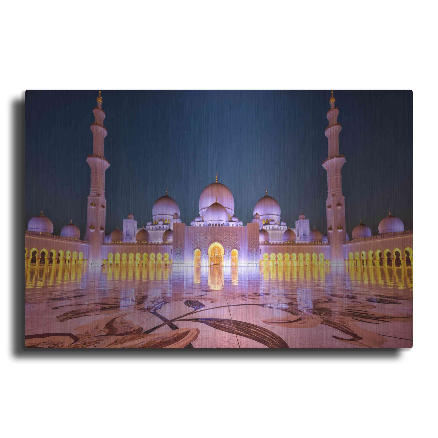 Luxe Metal Art 'Sheikh Zayed Grand Mosque' Metal Wall Art