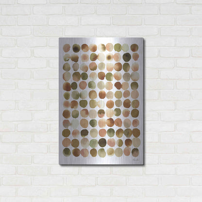 Luxe Metal Art 'Natural Abstract I' by Laura Horn, Metal Wall Art,24x36