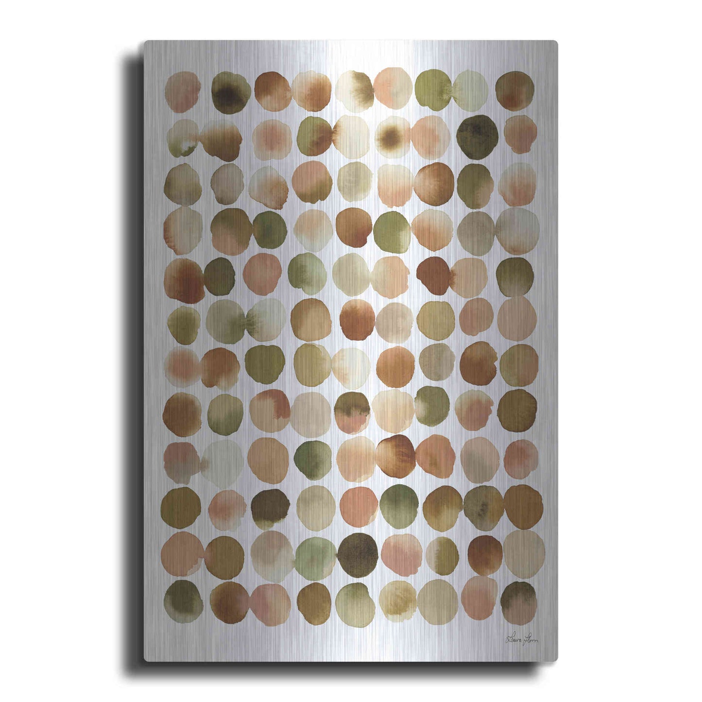 Luxe Metal Art 'Natural Abstract I' by Laura Horn, Metal Wall Art