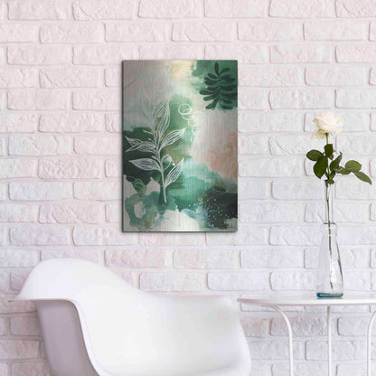 Luxe Metal Art 'Nature Story I' by Laura Horn, Metal Wall Art,16x24