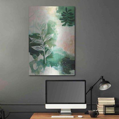 Luxe Metal Art 'Nature Story I' by Laura Horn, Metal Wall Art,24x36