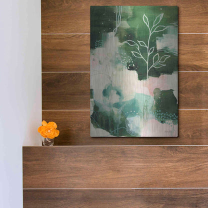 Luxe Metal Art 'Nature Story II' by Laura Horn, Metal Wall Art,12x16