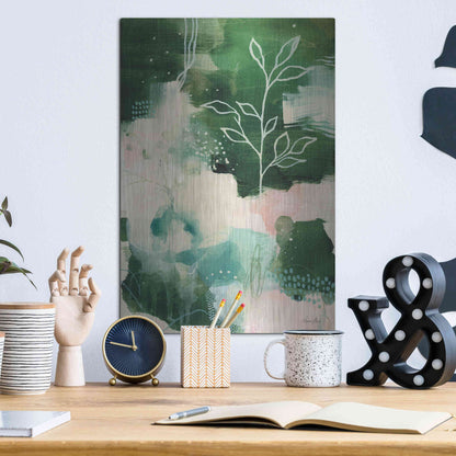 Luxe Metal Art 'Nature Story II' by Laura Horn, Metal Wall Art,12x16