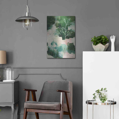 Luxe Metal Art 'Nature Story II' by Laura Horn, Metal Wall Art,16x24