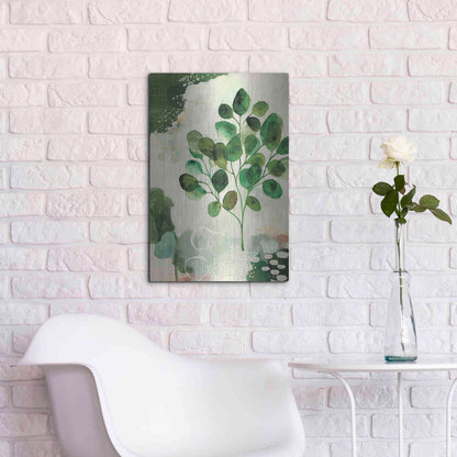 Luxe Metal Art 'Nature Story III' by Laura Horn, Metal Wall Art,16x24