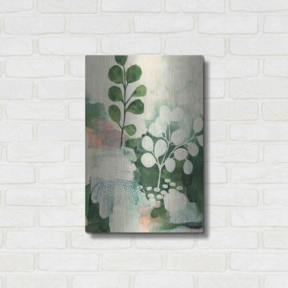 Luxe Metal Art 'Nature Story IV' by Laura Horn, Metal Wall Art,16x24