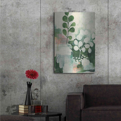 Luxe Metal Art 'Nature Story IV' by Laura Horn, Metal Wall Art,24x36