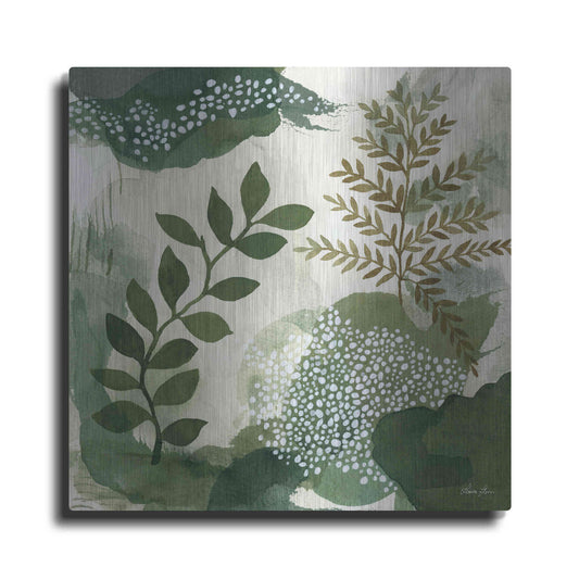 Luxe Metal Art 'Wood Land Walk I' by Laura Horn, Metal Wall Art