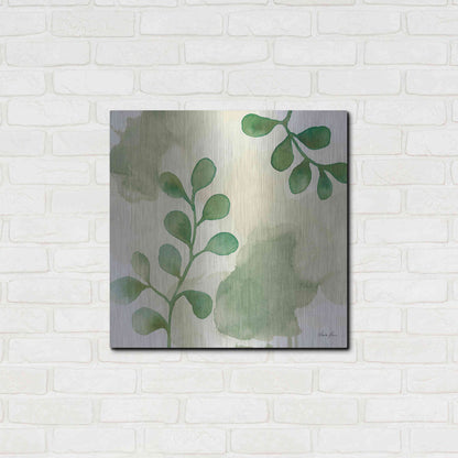 Luxe Metal Art 'Wood Land Walk II' by Laura Horn, Metal Wall Art,24x24