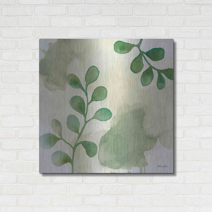 Luxe Metal Art 'Wood Land Walk II' by Laura Horn, Metal Wall Art,36x36