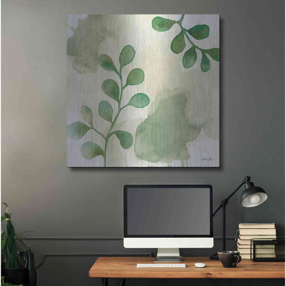 Luxe Metal Art 'Wood Land Walk II' by Laura Horn, Metal Wall Art,36x36