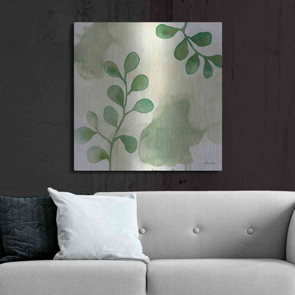 Luxe Metal Art 'Wood Land Walk II' by Laura Horn, Metal Wall Art,36x36