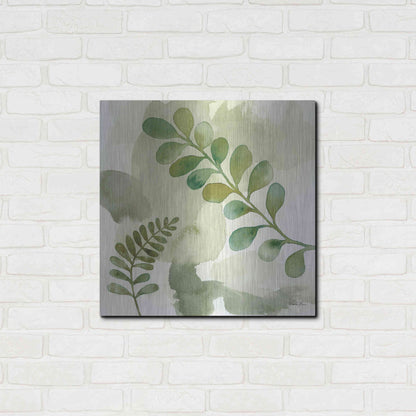 Luxe Metal Art 'Wood Land Walk III' by Laura Horn, Metal Wall Art,24x24