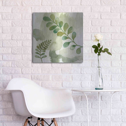 Luxe Metal Art 'Wood Land Walk III' by Laura Horn, Metal Wall Art,24x24