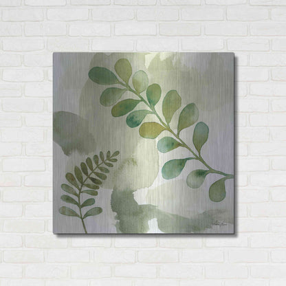 Luxe Metal Art 'Wood Land Walk III' by Laura Horn, Metal Wall Art,36x36